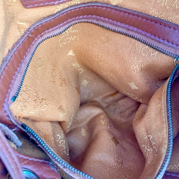 VGUC Authentic MCM Visetos Drawstring Bucket Shoulder Bag - Picture 15 of 15